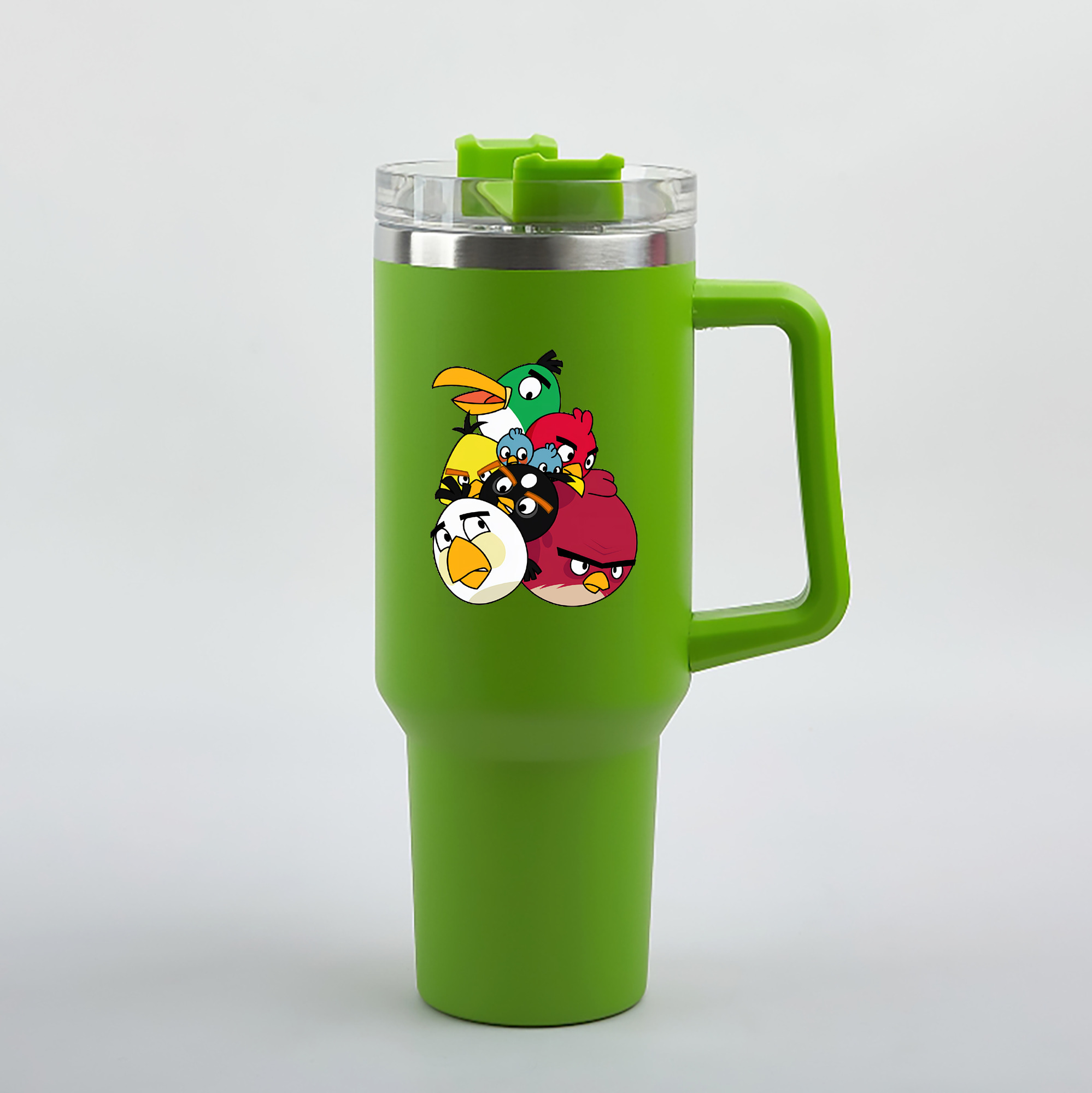（画像用） Angry Birds アングリーバード 1200mL車用タンブラー（カラープリント）